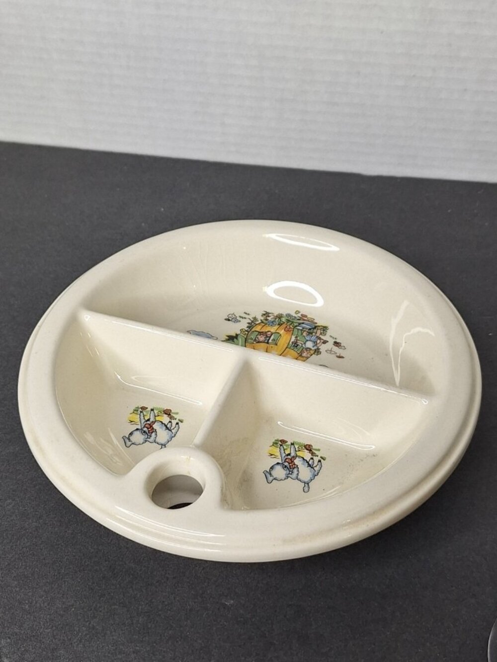 Vintage  Baby Food Warming Bowl Divided Dish - Picture 8 of 12